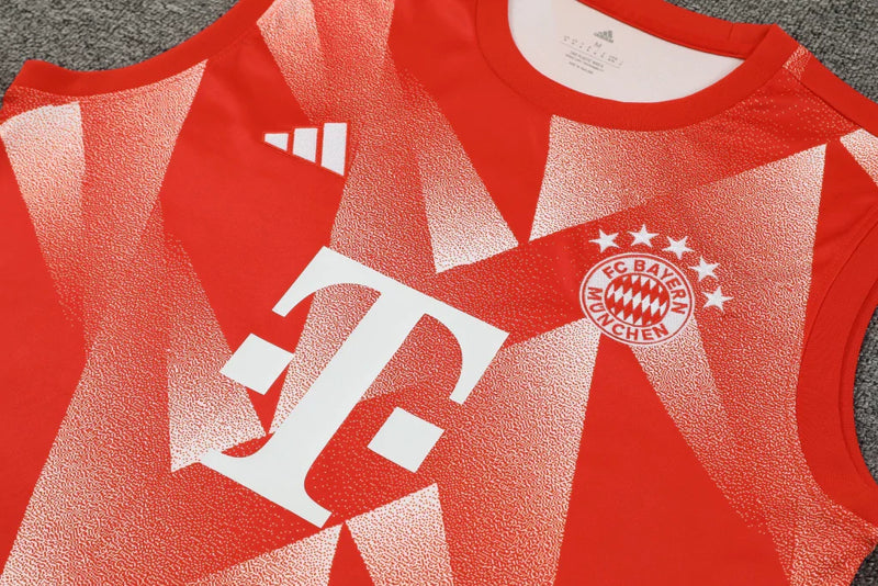 Conjunto Regata FC Bayern 23/24 Adidas - Vermelho