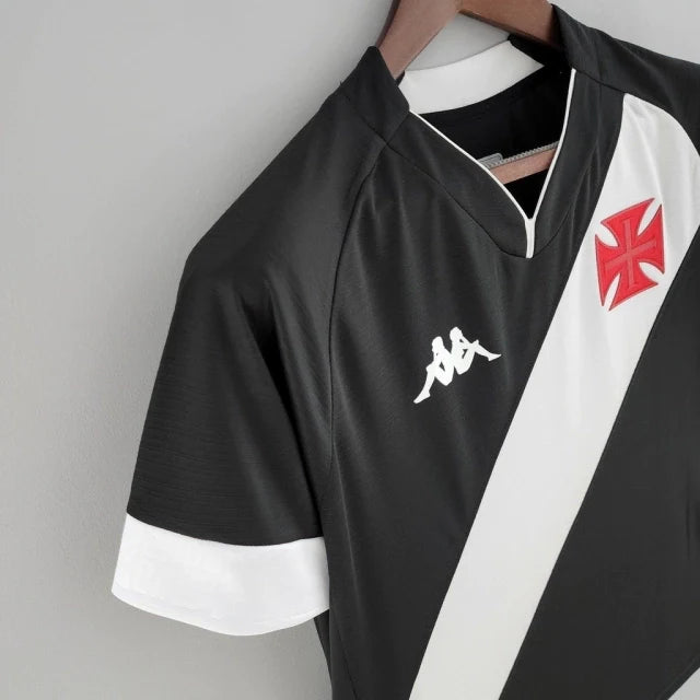 Camisa Vasco I Home Kappa 2022/23 Masculino Preto