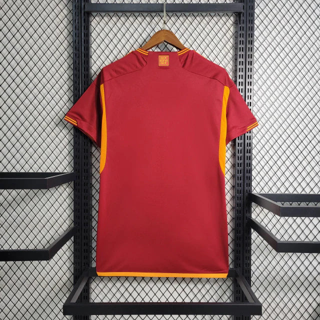 Camisa Roma I Home Adidas Torcedor 2023/24 Masculino Vermelho