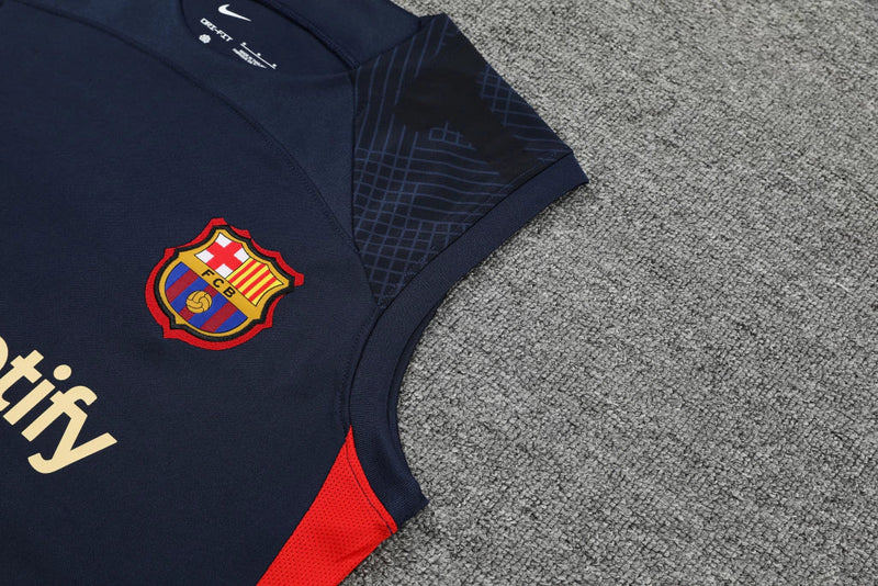 Conjunto Regata Barcelona Training 2022/23 Nike - Azul Royal