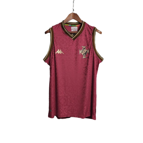 Camisa Regata Vasco Da Gama Kappa 2022/23 Wine Edition - Vermelho Vinho