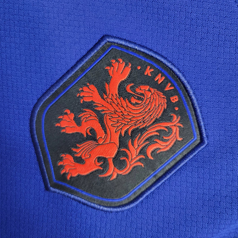 Camisa Holanda II Nike Torcedor 2022/23 Masculino Azul