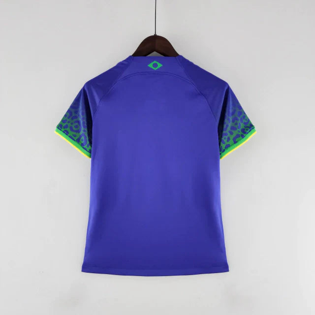 Camisa Nike Brasil Away Nike Torcedor 2022/23 Feminina Azul