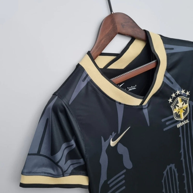 Camisa Seleção brasileira Especial Nordeste Nike Torcedor 2022/23 Feminina Preta