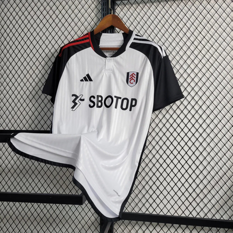 Camisa Fulham Home Castore 23/24 Torcedor Adidas Masculina - Branco