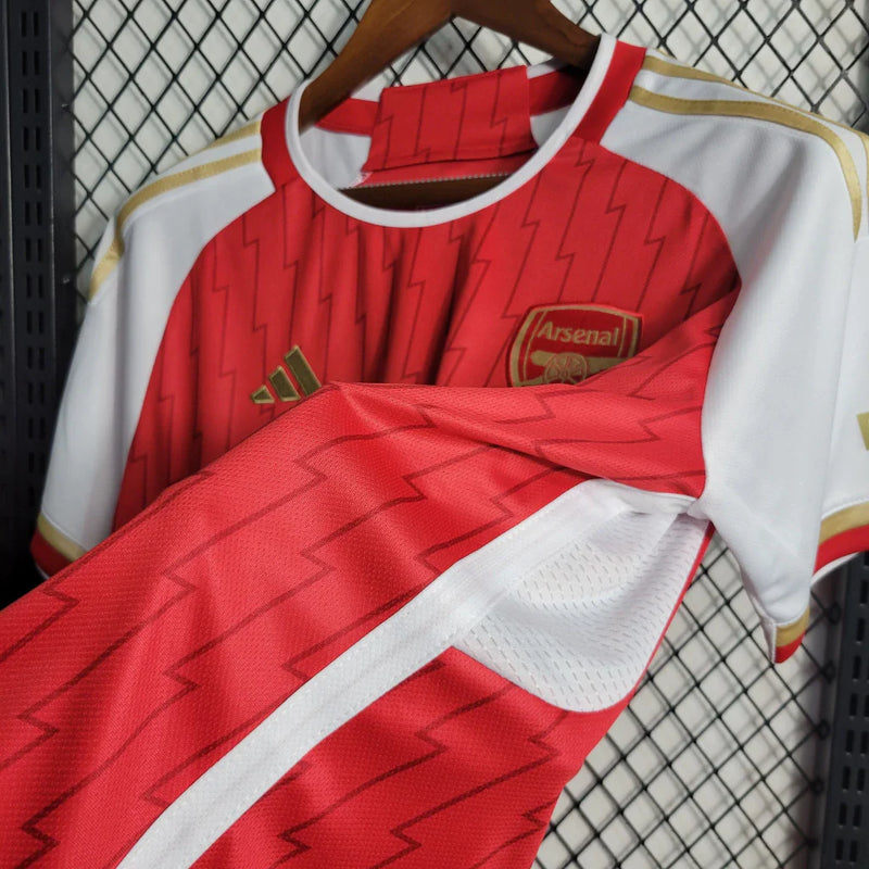 Camisa Arsenal I Home Adidas Torcedor 2023/24 Masculino Vermelho