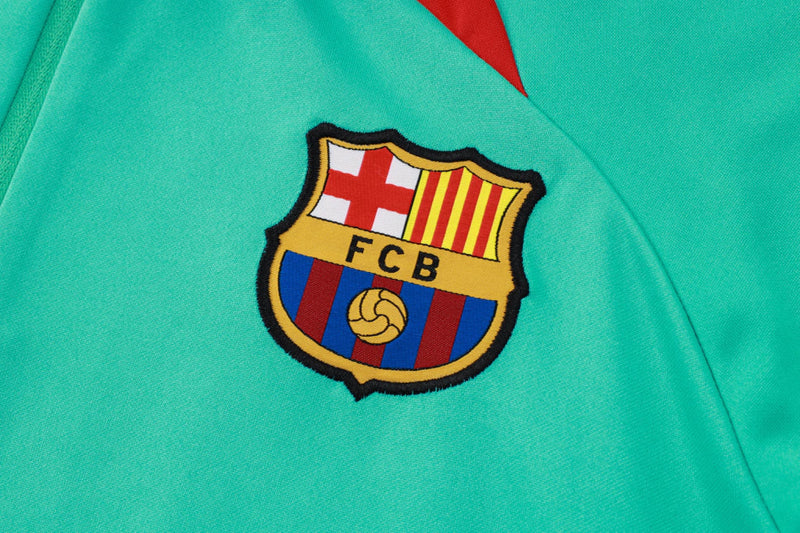 Conjunto de Treino Barcelona Nike 2024/25 Verde e Preto