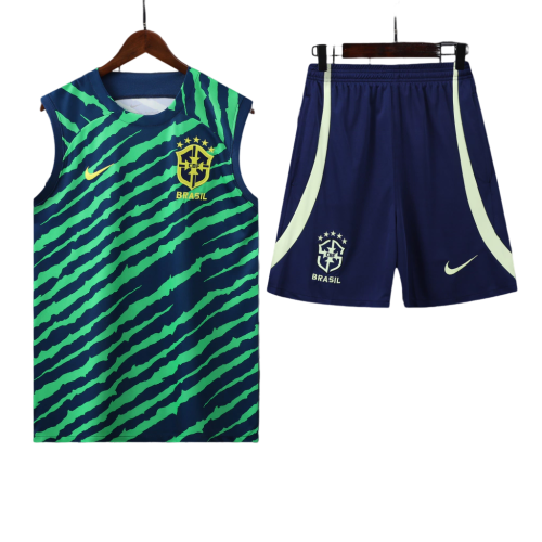 Conjunto Regata Brasil 22/23 Nike - Verde