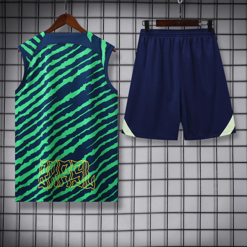 Conjunto Regata Brasil 22/23 Nike - Verde