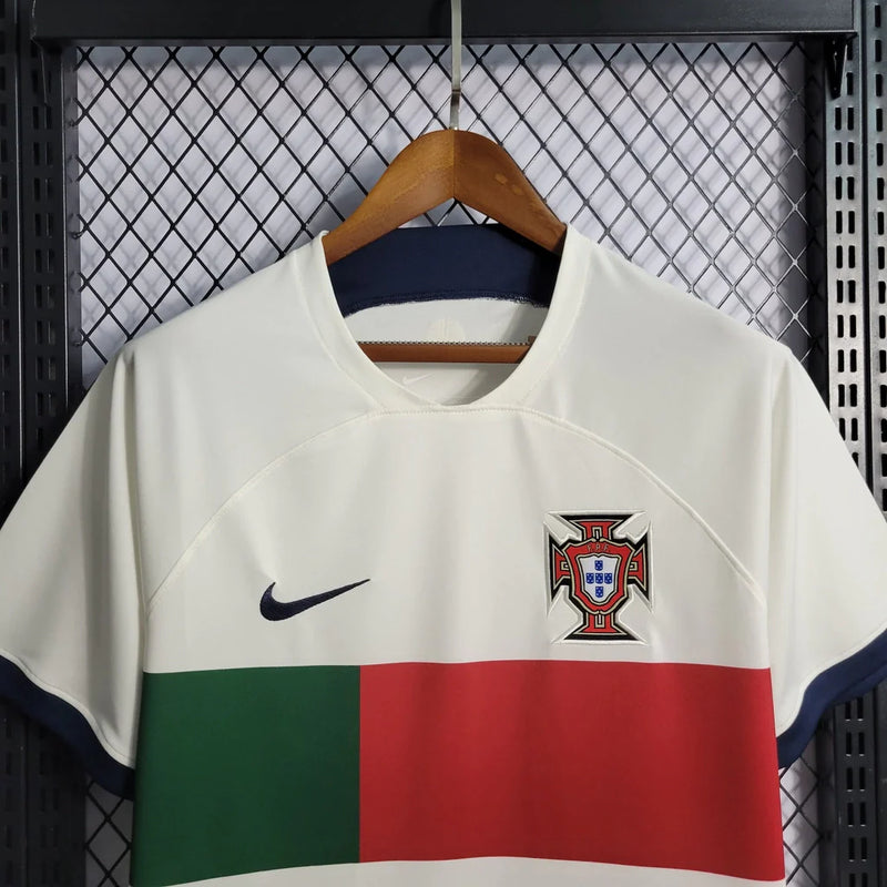 Camisa Portugal II Nike Torcedor 2022/23 Masculino Branco