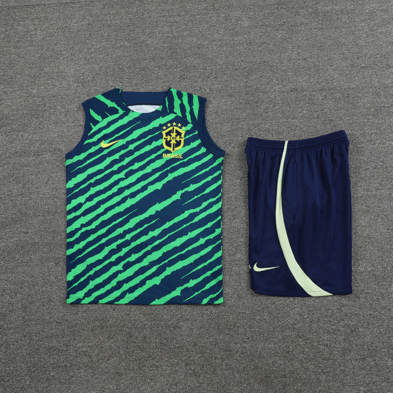 Conjunto Regata Brasil 22/23 Nike - Verde