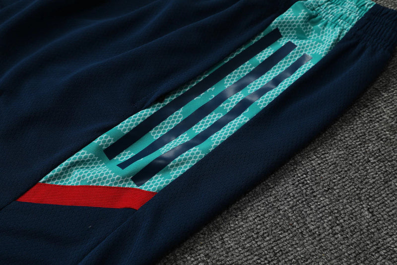 Conjunto Regata Arsenal Training 2022/23 Adidas - Azul