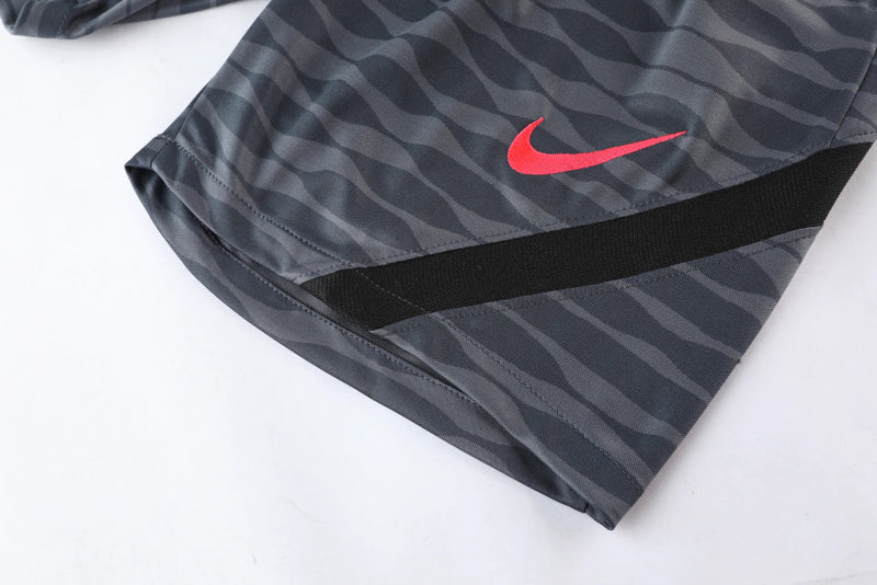 Conjunto Regata Paris Saint Germain Training 2021/22 Nike - Cinza Escuro