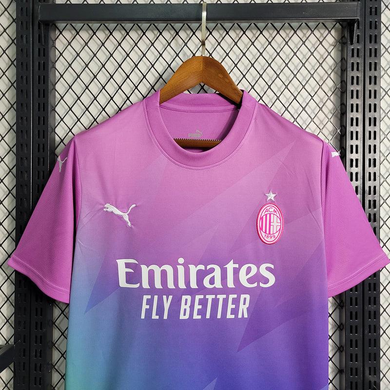 Camisa AC Milan II Away 23/24 Torcedor puma Masculina - rosa