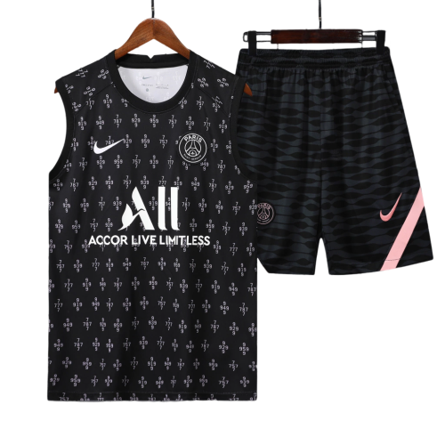 Conjunto Regata PSG 22/23 Nike - Preto+Rosa