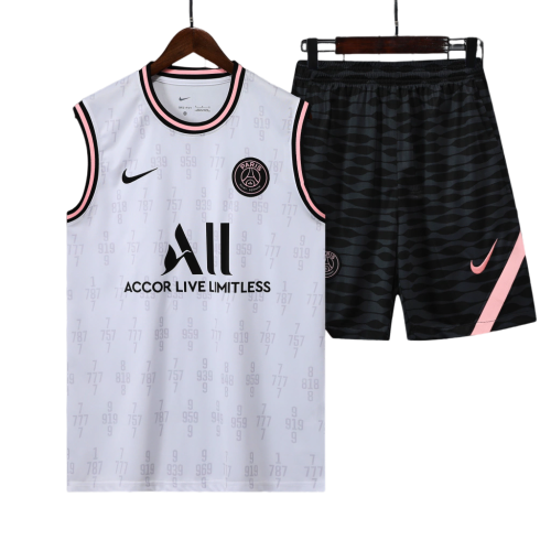 Conjunto Regata PSG 22/23 Nike - Branco+Rosa