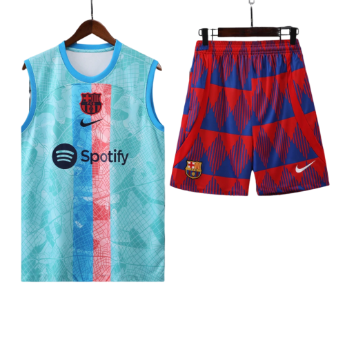 Conjunto Regata Barcelona 23/24 Nike - Azul Claro