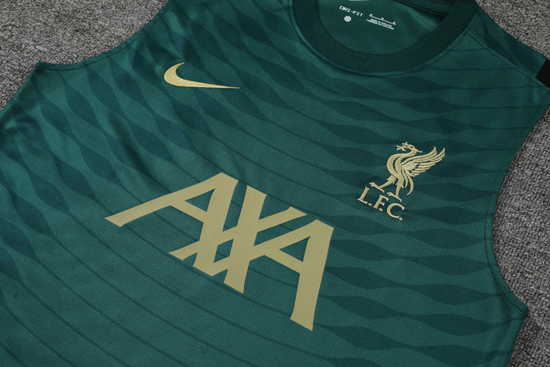 Conjunto Regata Liverpool 22/23 Nike - Verde+Preto