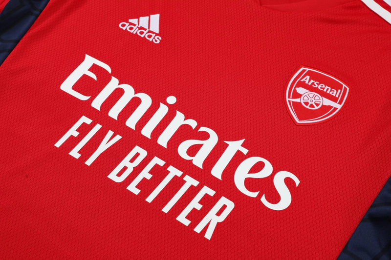 Conjunto Regata Arsenal Training 2022/23 Adidas - Vermelho