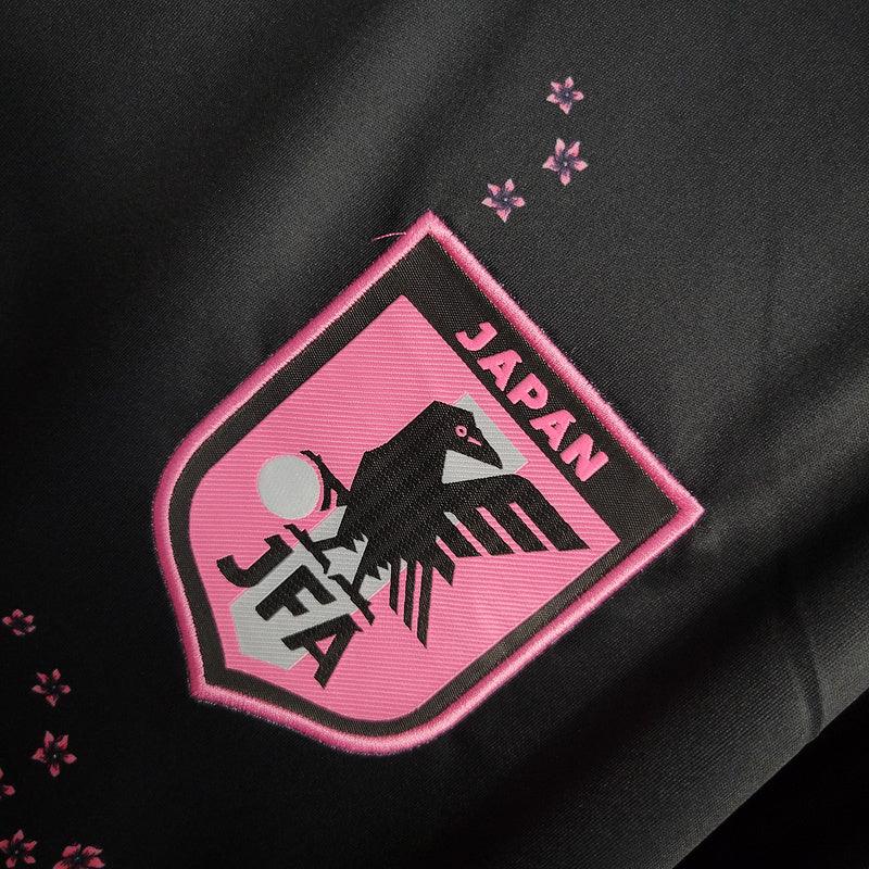 Camisa Japão Adidas Torcedor 2023/24 Masculino Preto e Rosa