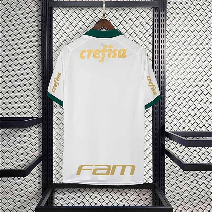 Camisa Palmeiras II Com Todos os Patrocínios Puma Torcedor 2024/25 Masculina - Branco