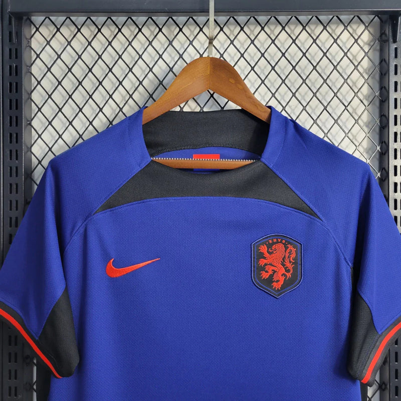 Camisa Holanda II Nike Torcedor 2022/23 Masculino Azul