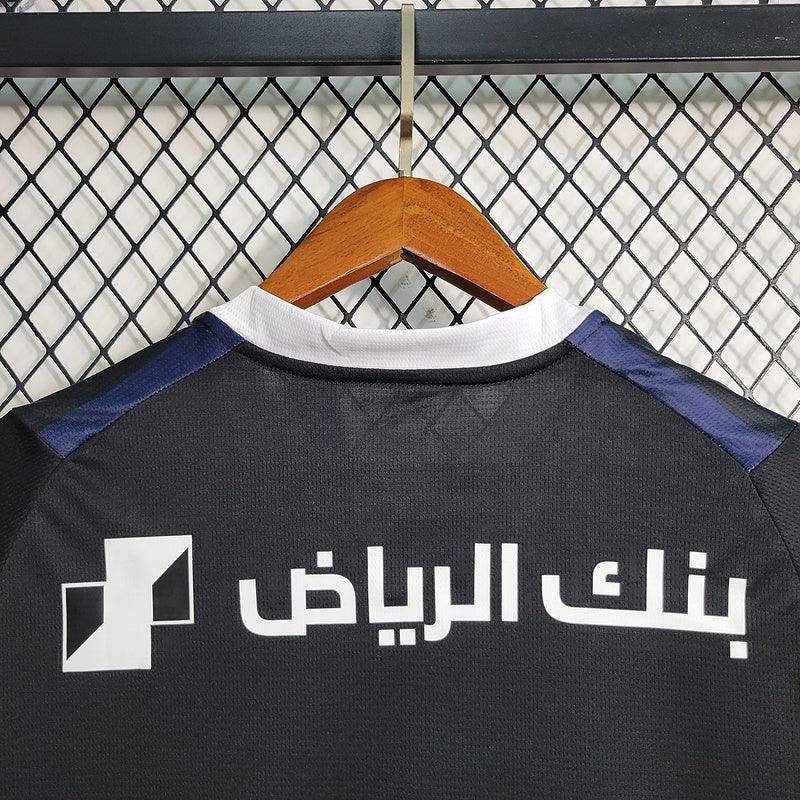 Camisa Al Hilal II Away Puma 2023/24 Azul Escuro Masculino Preto e Azul