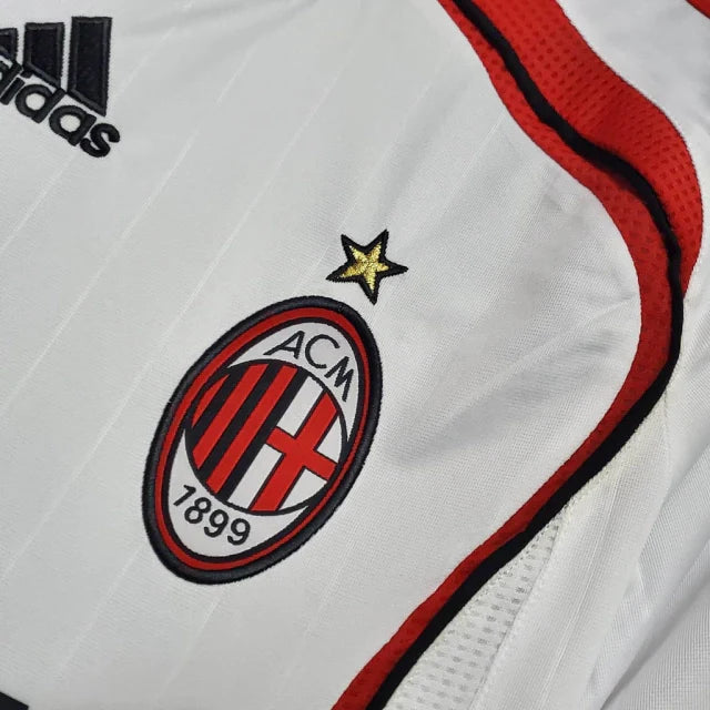 Camisa Retrô Milan II Away Adidas 2006/07 Masculino Branco