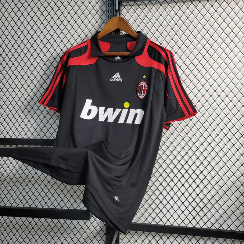 Camisa Retrô Milan III Adidas 2007/08 Masculino Preto