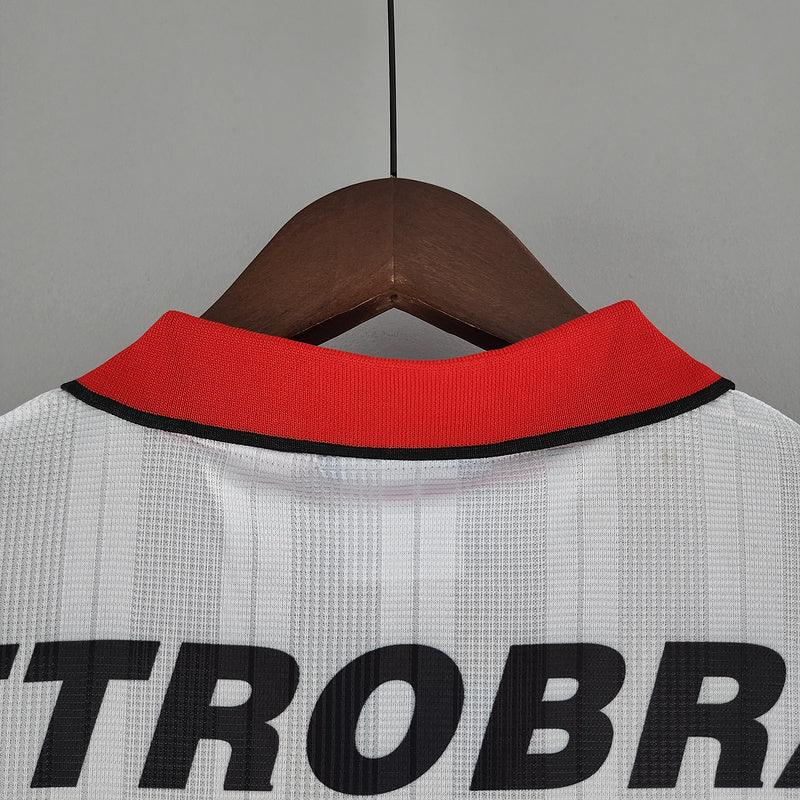 Camisa Retrô Flamengo II Away 1995/96 Adidas Masculino Branco