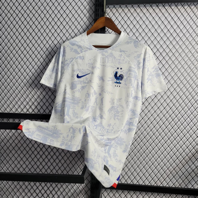 Camisa França II Nike Torcedor 2022/23 Masculino Branco