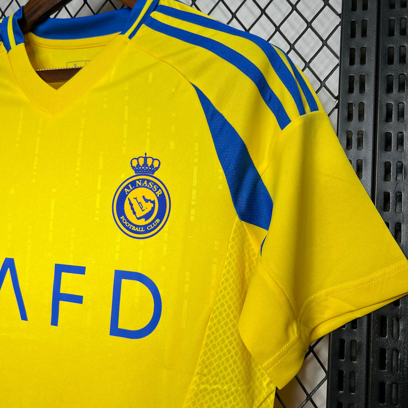 Camisa Al-Nassr I Home Adidas Torcedor 2024/25 Masculino Amarelo