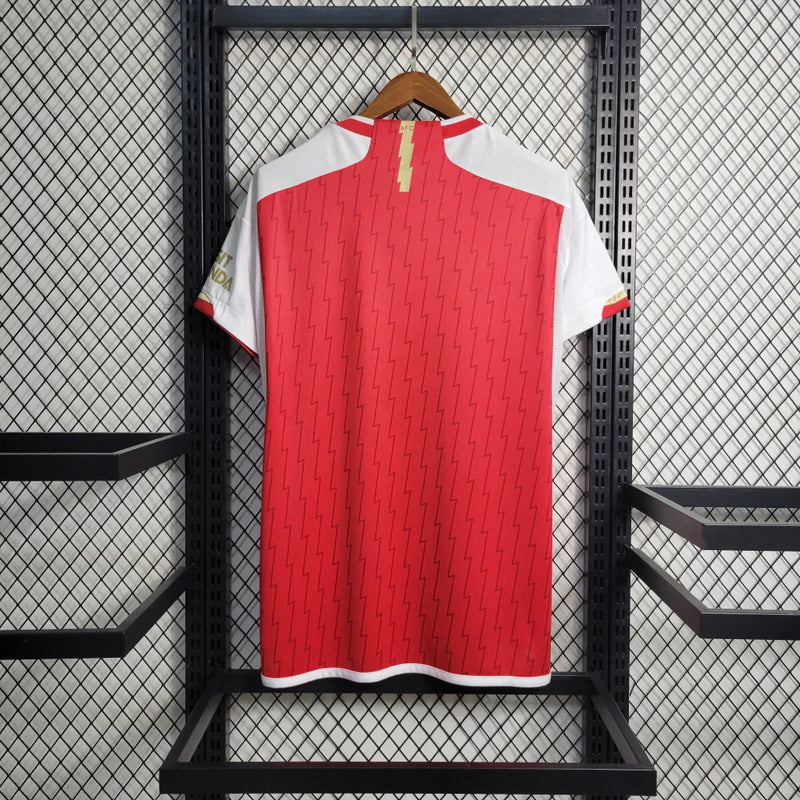 Camisa Arsenal I Home Adidas Torcedor 2023/24 Masculino Vermelho