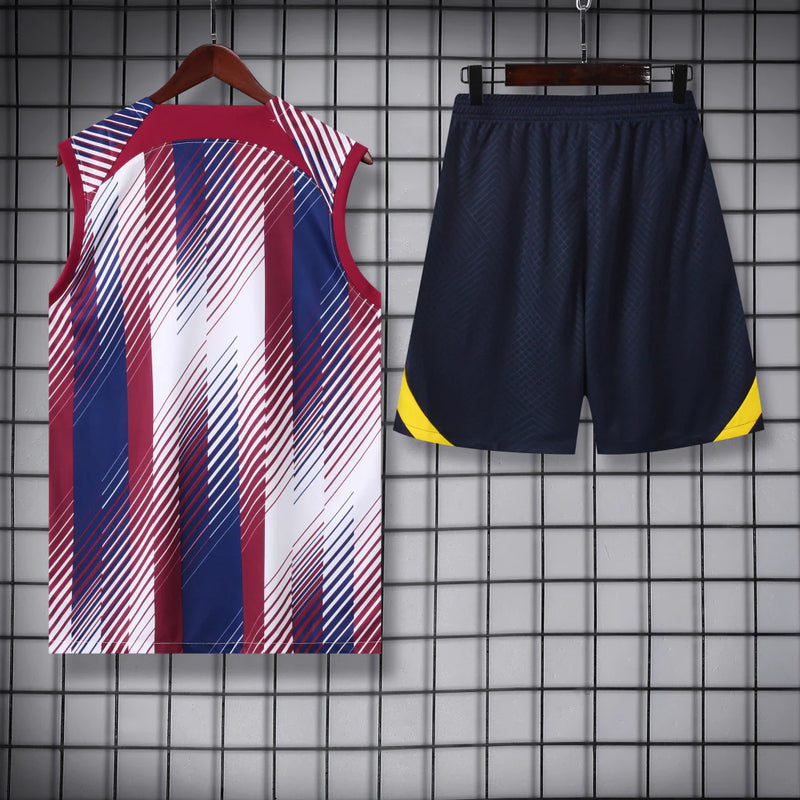 Conjunto Regata Barcelona 23/24 Nike - Branco