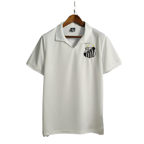 Camisa Santos I Pelé Retrô 1970 -  Masculina  Branco