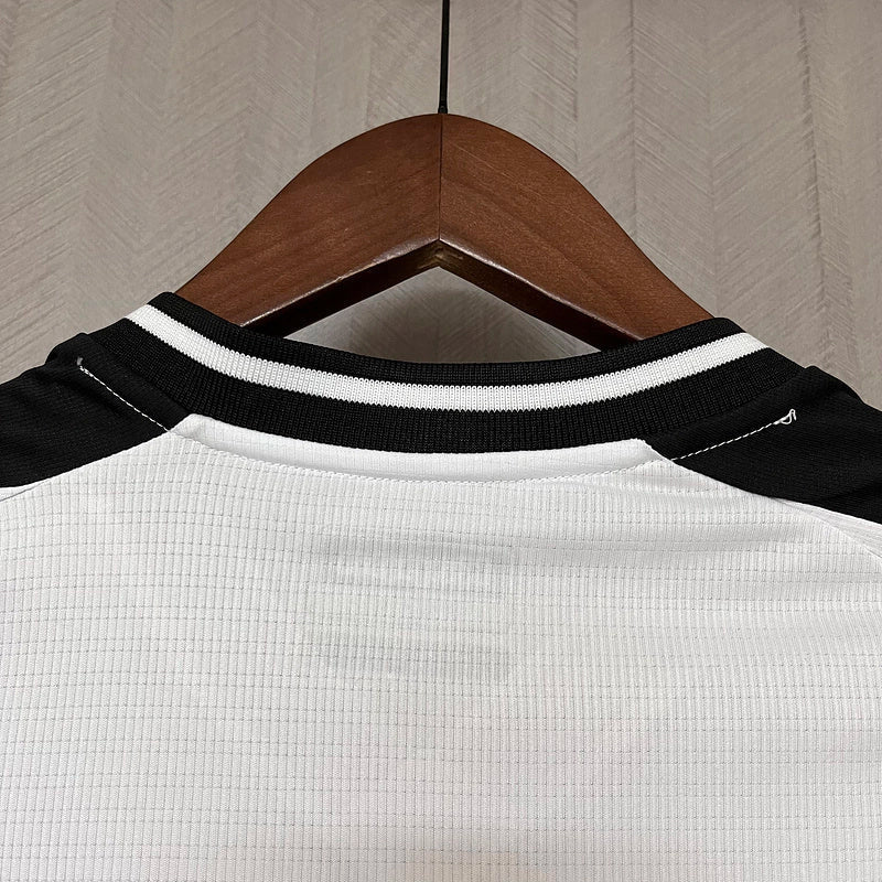 Camisa Vasco da Gama II Away 2024/25 Kappa Torcedor Masculino Branco e Preto