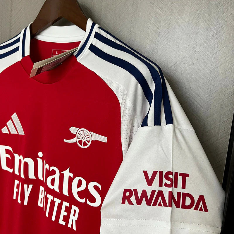 Camisa Arsenal I Home Adidas Torcedor 2024/25 Masculino Vermelho