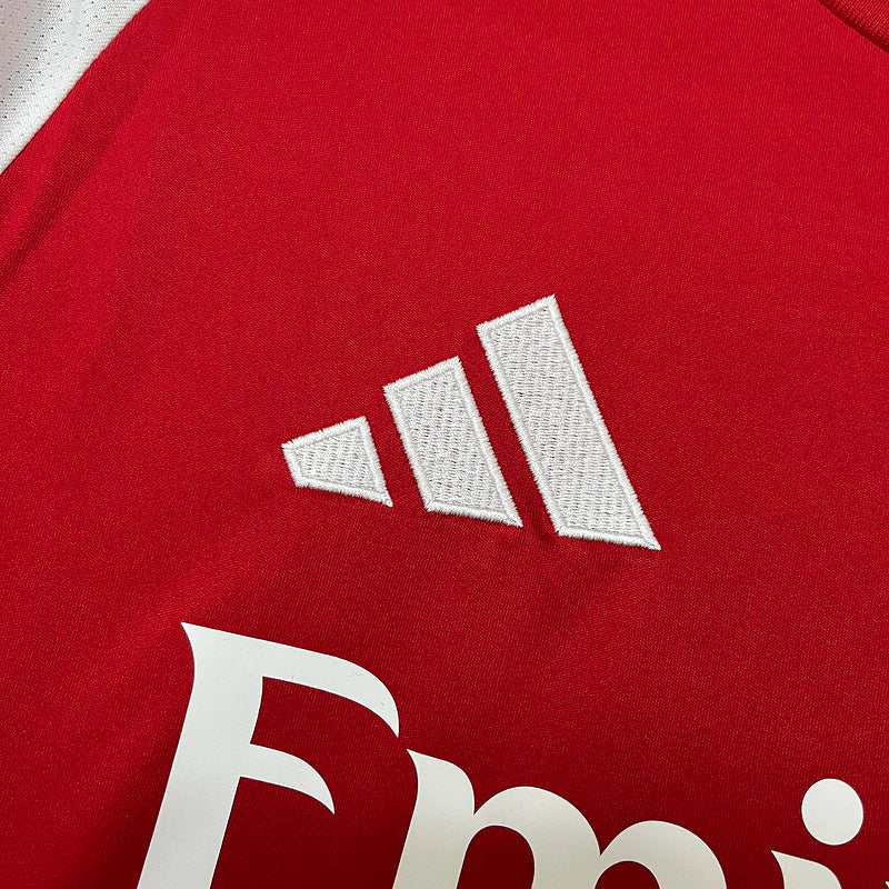 Camisa Arsenal I Home Adidas Torcedor 2024/25 Masculino Vermelho