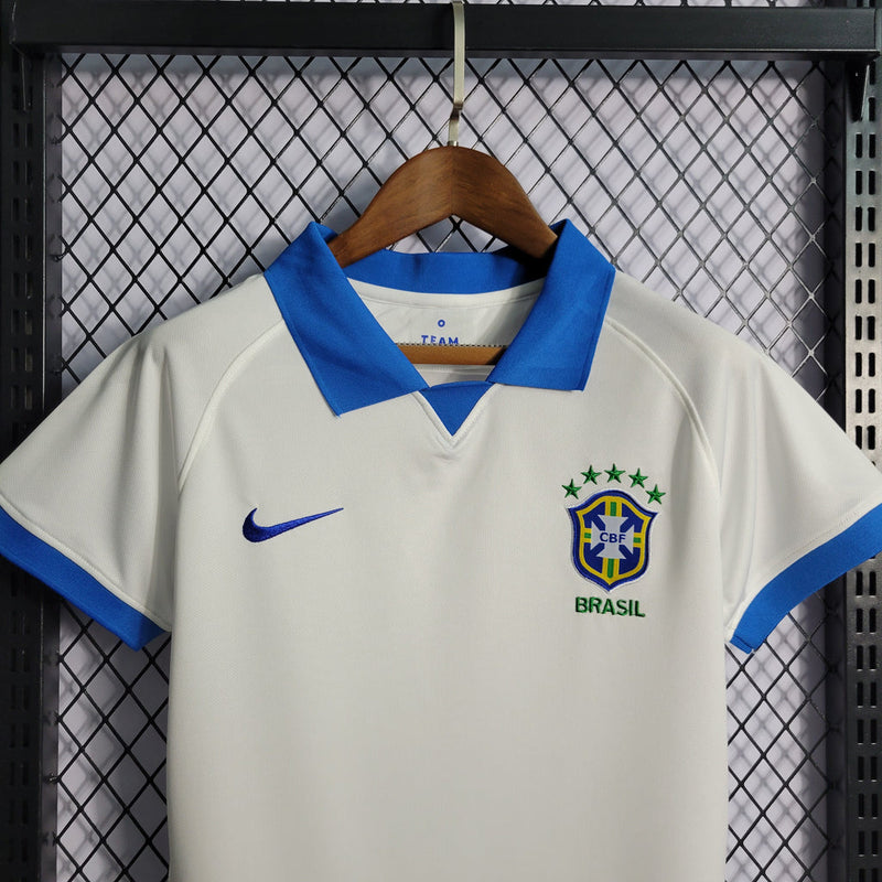 Camisa Nike Brasil II Away Nike Torcedor 2019/20 Feminina Branca