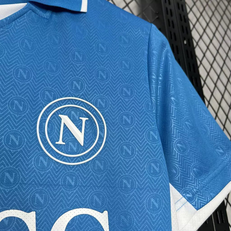 Camisa Napoli I Home 2024/25 Torcedor EA7 Masculino Azul