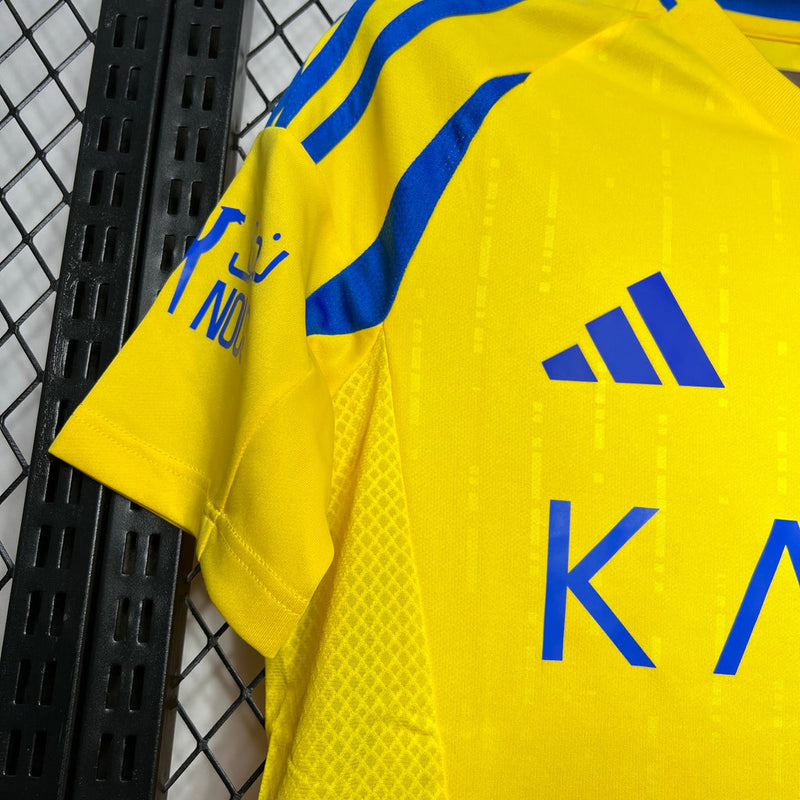 Camisa Al-Nassr I Home Adidas Torcedor 2024/25 Masculino Amarelo