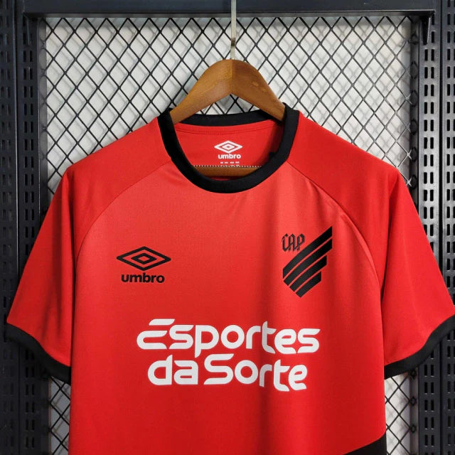 Camisa Athletico Paranaense I 23/24 Torcedor Umbro Masculina - Vermelho