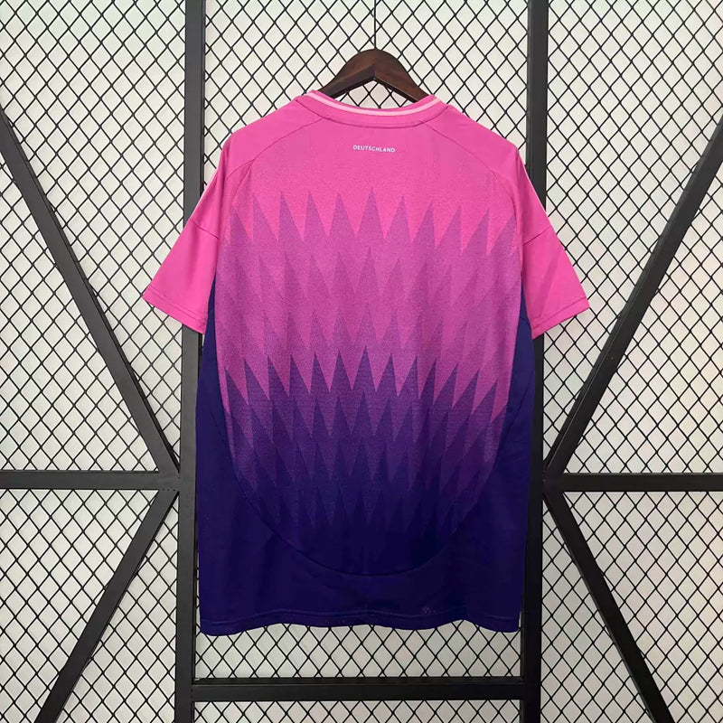 Camisa Adidas Alemanha II Away Euro Copa Torcedor 2024/25 Masculino Rosa e Roxo