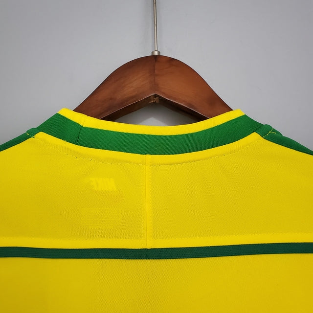 Camisa Retrô Seleção Brasileira I Home 1998/99 Nike Masculino Amarelo