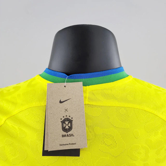 Camisa Seleção Brasileira II 2022 Jogador Nike Masculina Amarelo