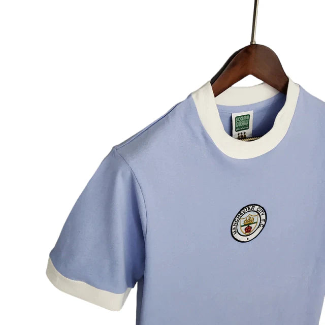 Camisa Manchester City Retrô 1972 Azul