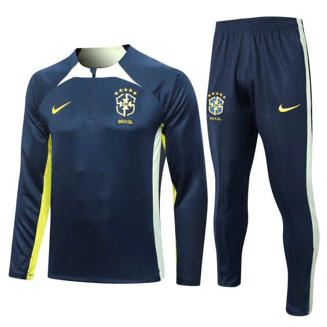 Conjunto Seleção Brasileira 23/24 Masculino Nike - Azul