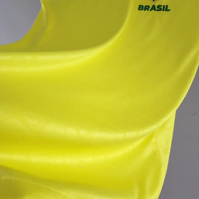 Camisa Brasil Home Nike Torcedor 2022/23 Masculino Amarelo