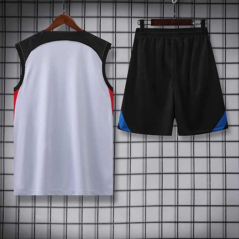 Conjunto Regata Barcelona 23/24 Nike - Cinza