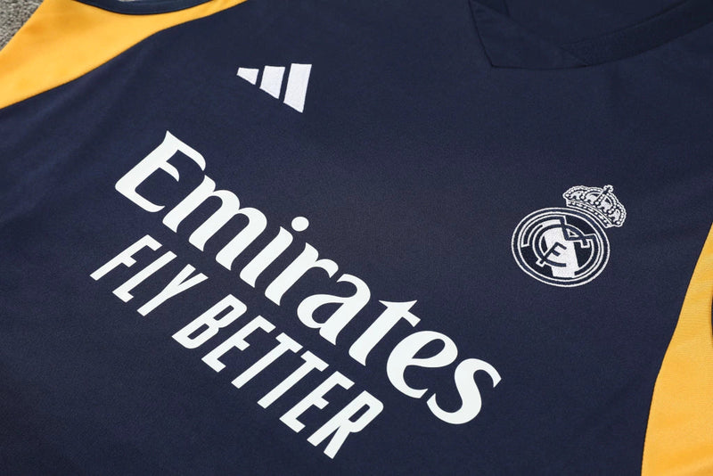 Conjunto Regata Real Madrid Training 2023/24 Adidas - Azul Escuro